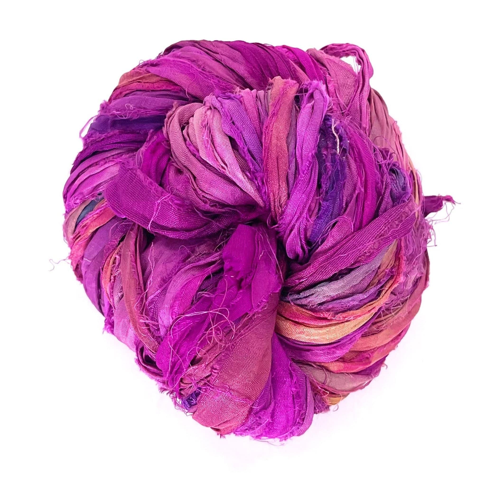 Artisan Recycled Sari Ribbon – Sari Treasures in Every Strand Darn Good Yarn