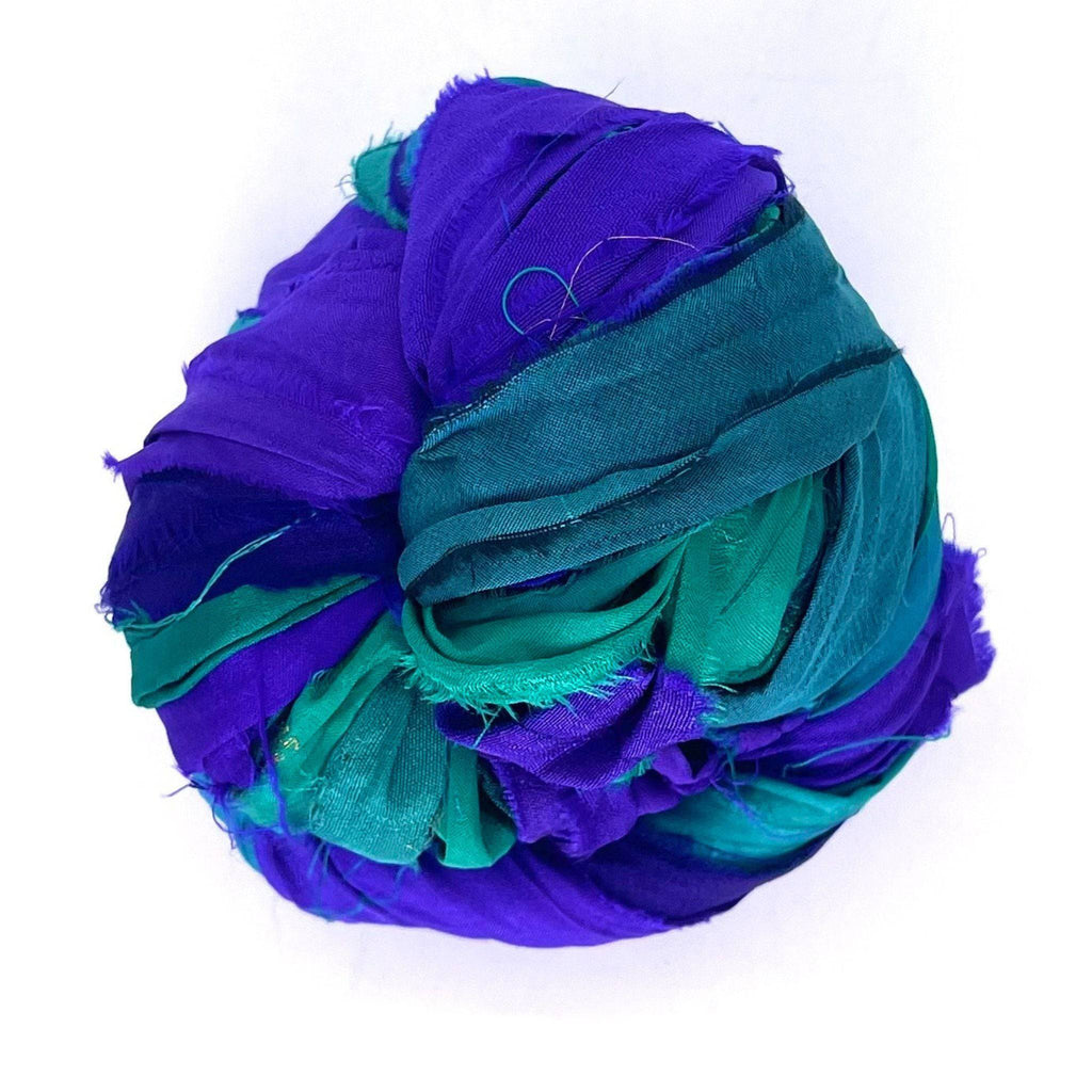 Artisan Recycled Sari Ribbon – Sari Treasures in Every Strand Darn Good Yarn
