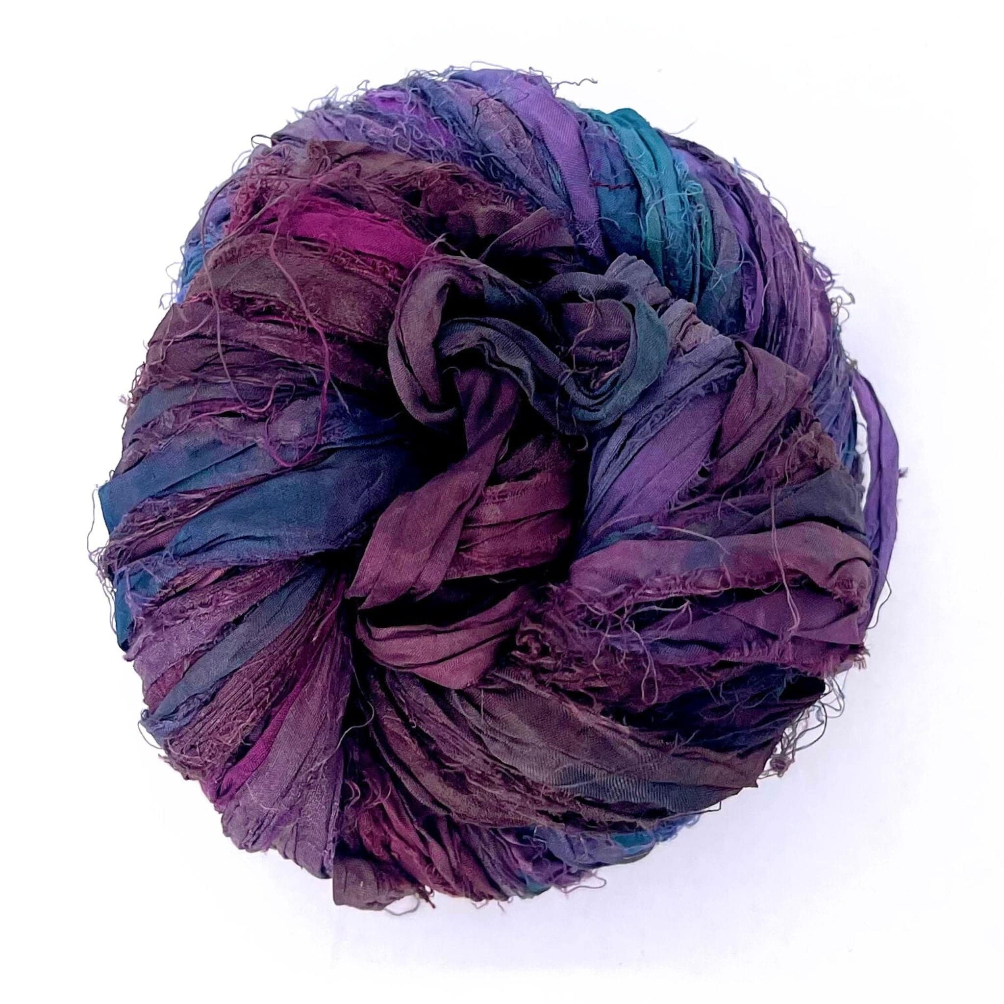 Artisan Recycled Sari Ribbon – Sari Treasures in Every Strand Darn Good Yarn