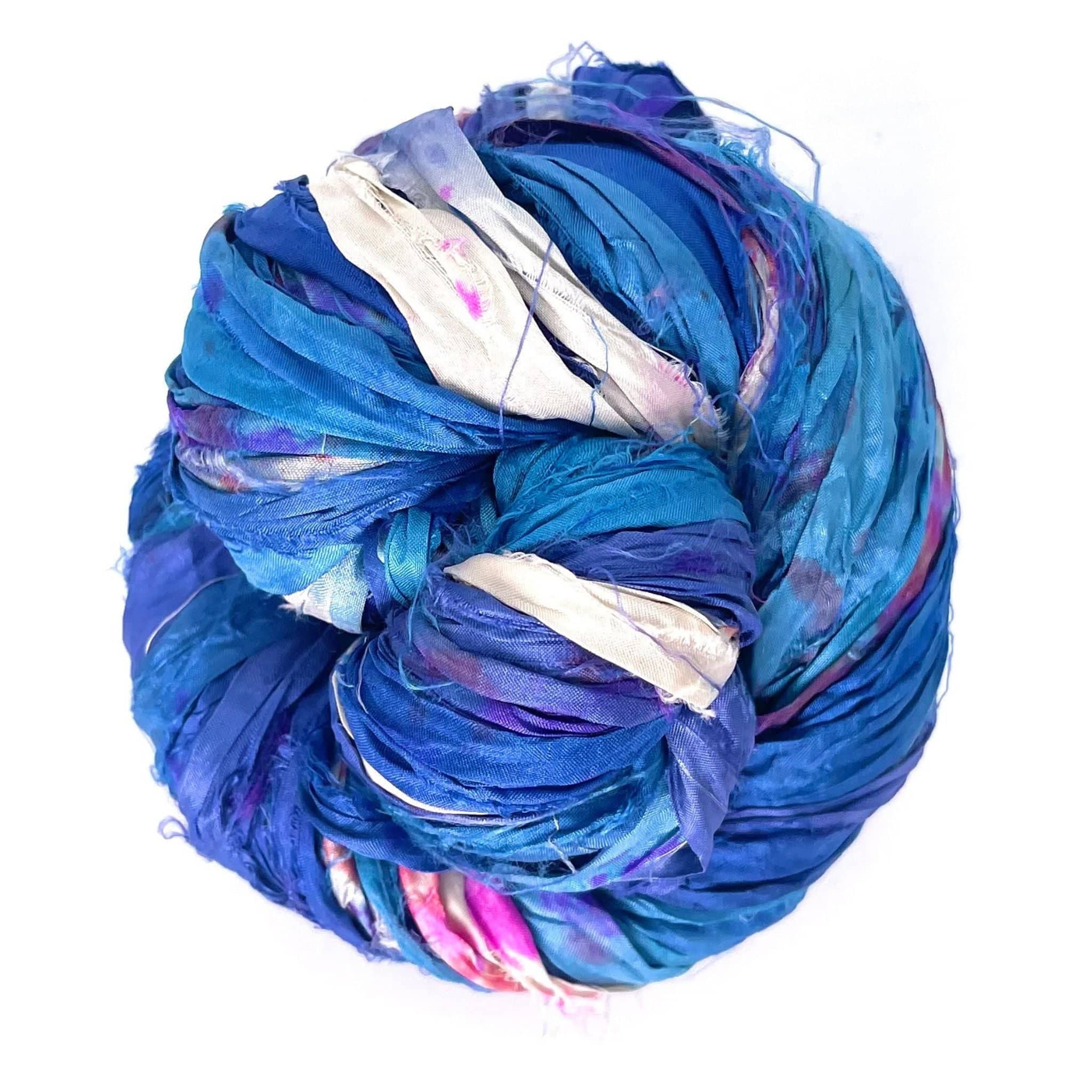 Artisan Recycled Sari Ribbon – Sari Treasures in Every Strand Darn Good Yarn
