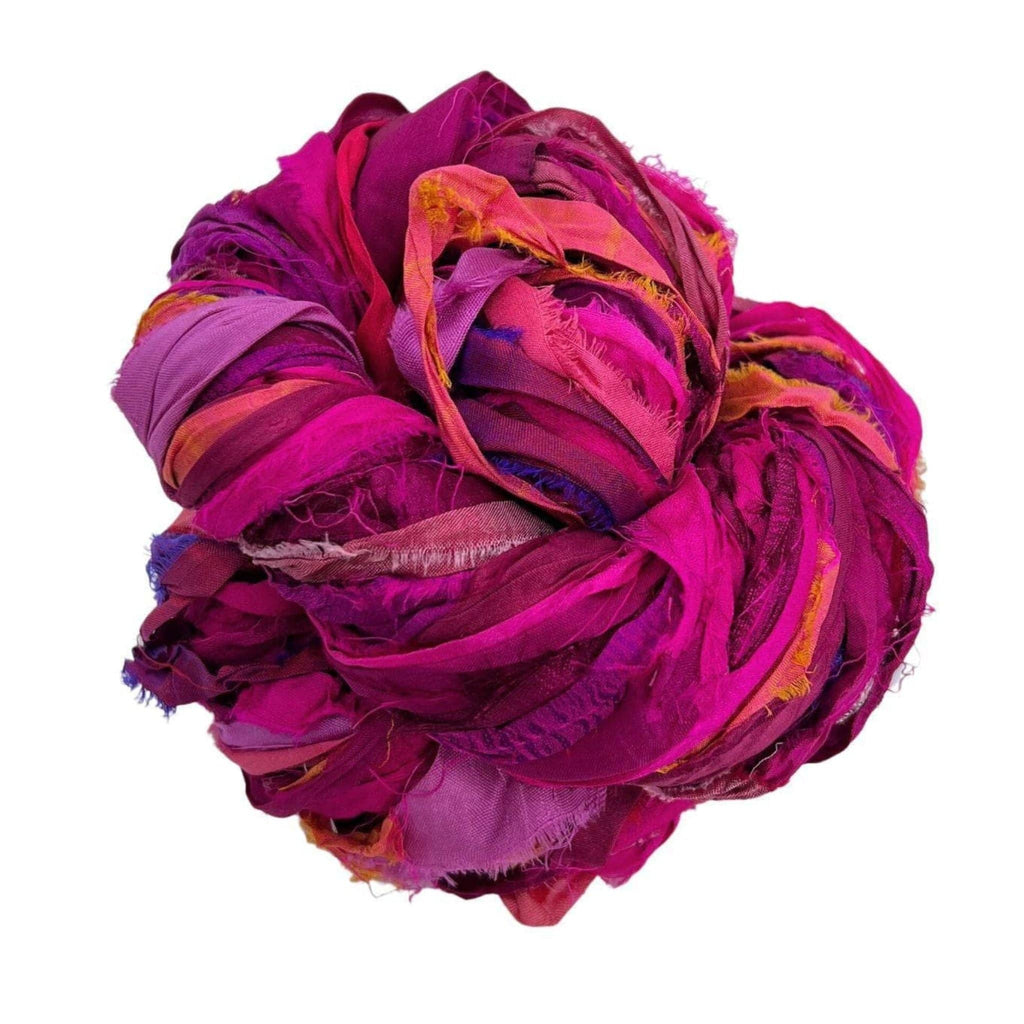 Artisan Recycled Sari Ribbon – Sari Treasures in Every Strand Darn Good Yarn