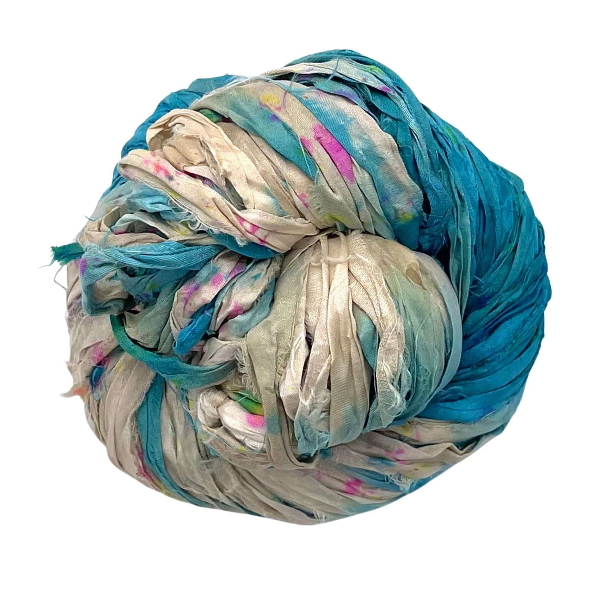 Artisan Recycled Sari Ribbon – Sari Treasures in Every Strand Darn Good Yarn