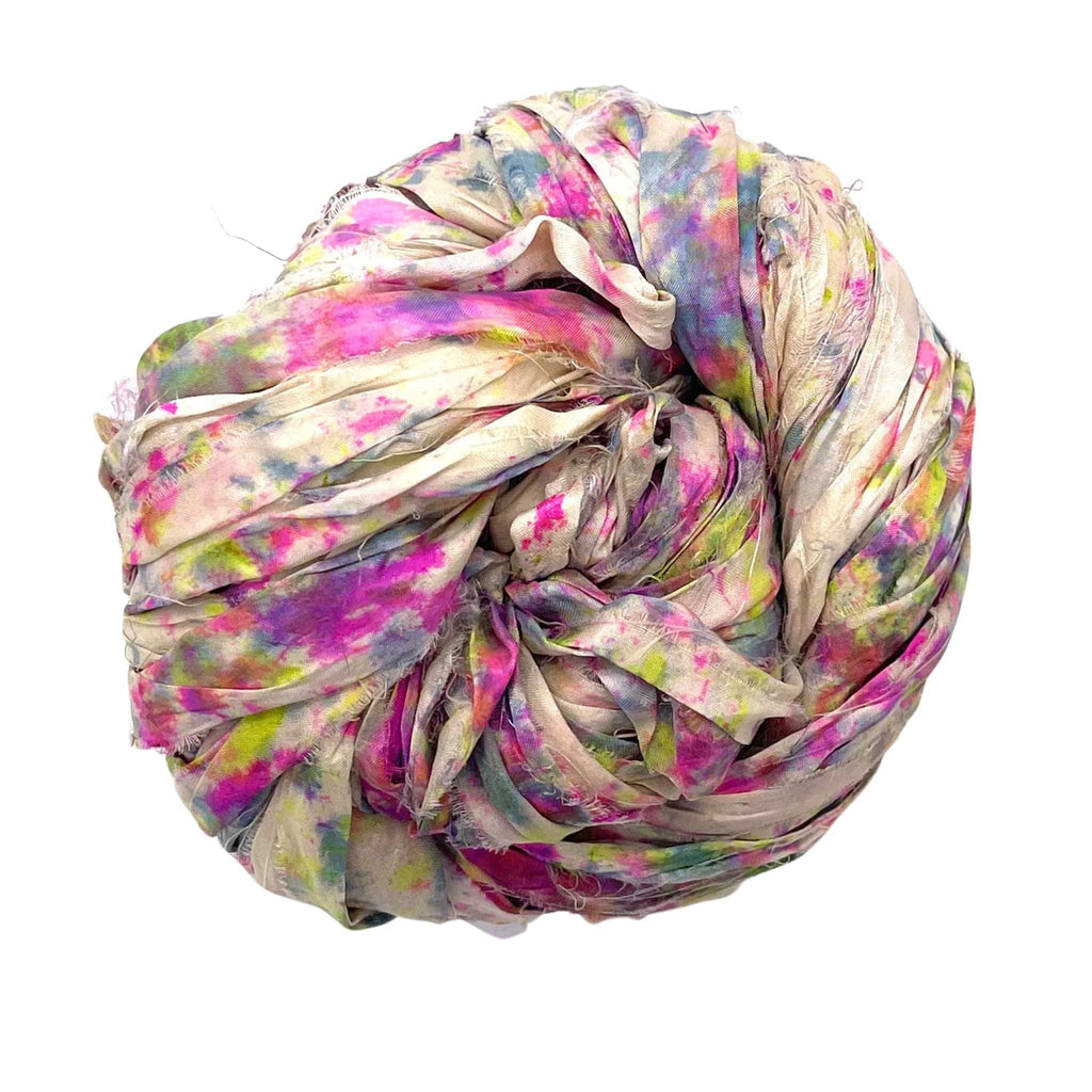 Artisan Recycled Sari Ribbon – Sari Treasures in Every Strand Darn Good Yarn