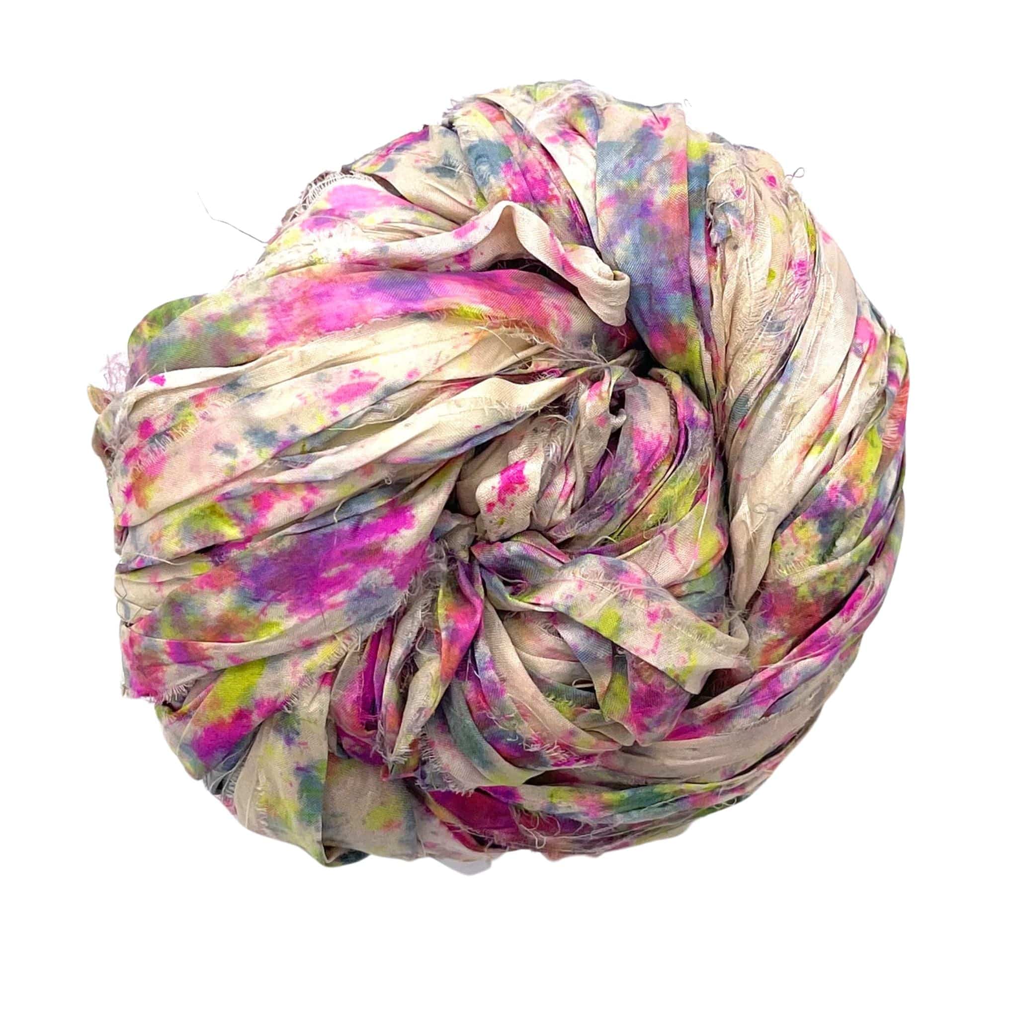 Artisan Recycled Sari Ribbon – Sari Treasures in Every Strand Darn Good Yarn