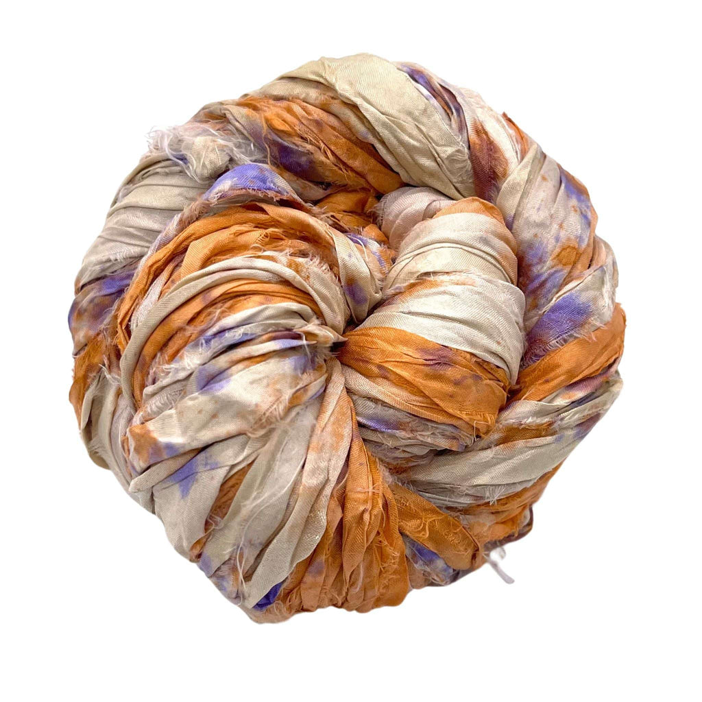 Artisan Recycled Sari Ribbon – Sari Treasures in Every Strand Darn Good Yarn