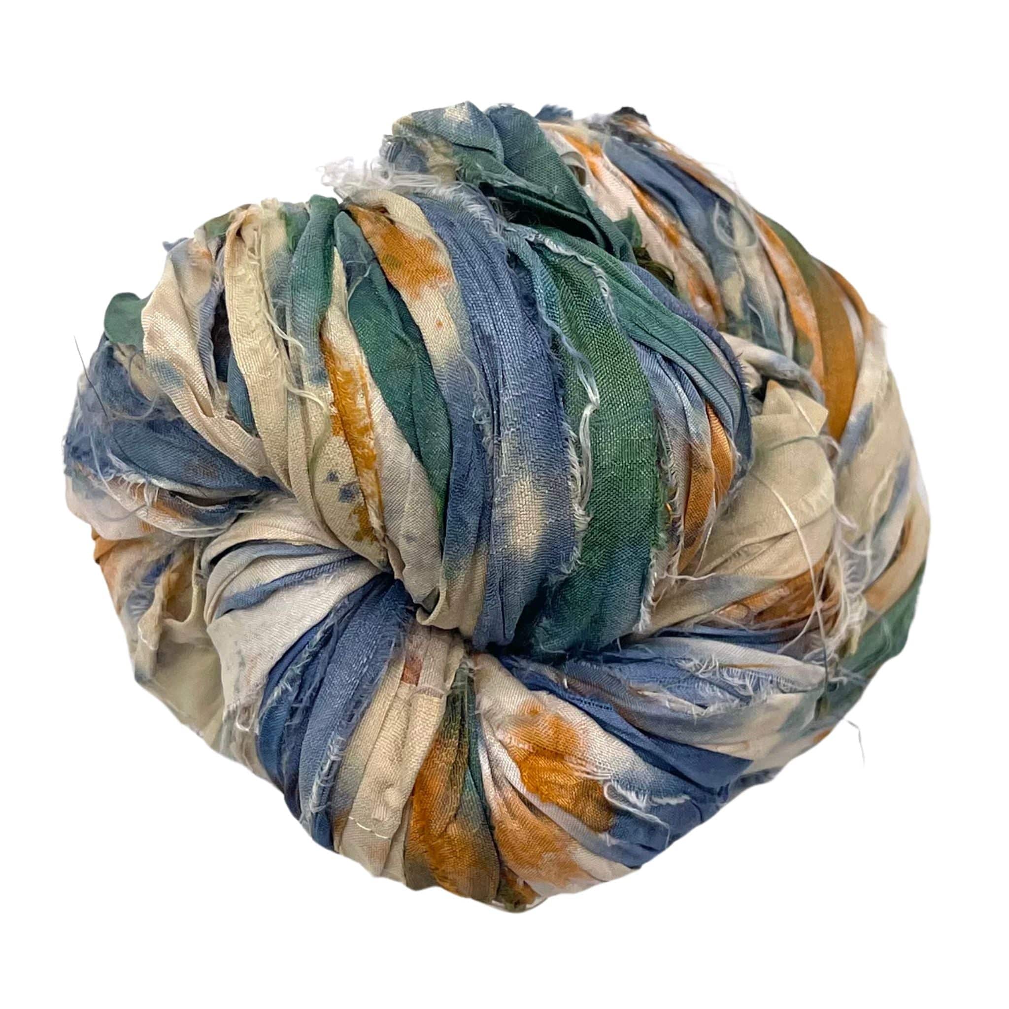 Artisan Recycled Sari Ribbon – Sari Treasures in Every Strand Darn Good Yarn