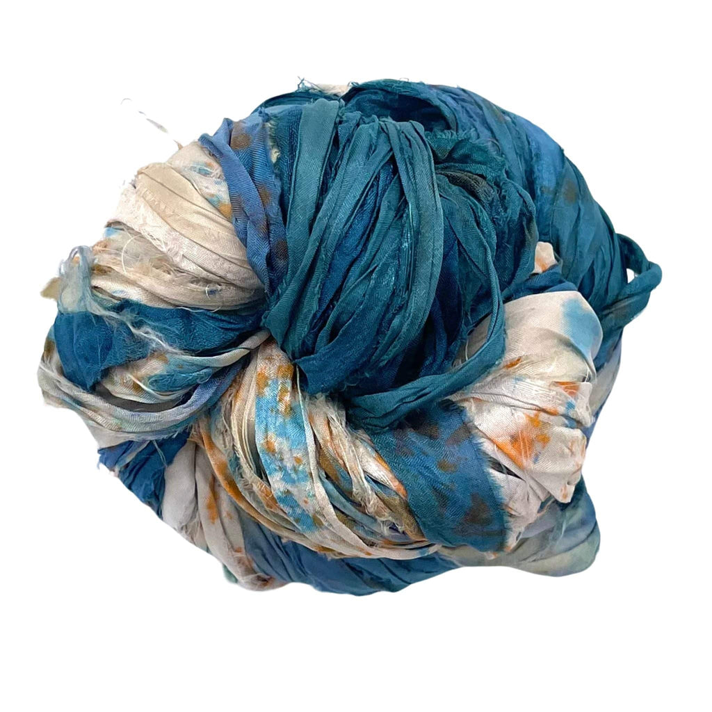 Artisan Recycled Sari Ribbon – Sari Treasures in Every Strand Darn Good Yarn