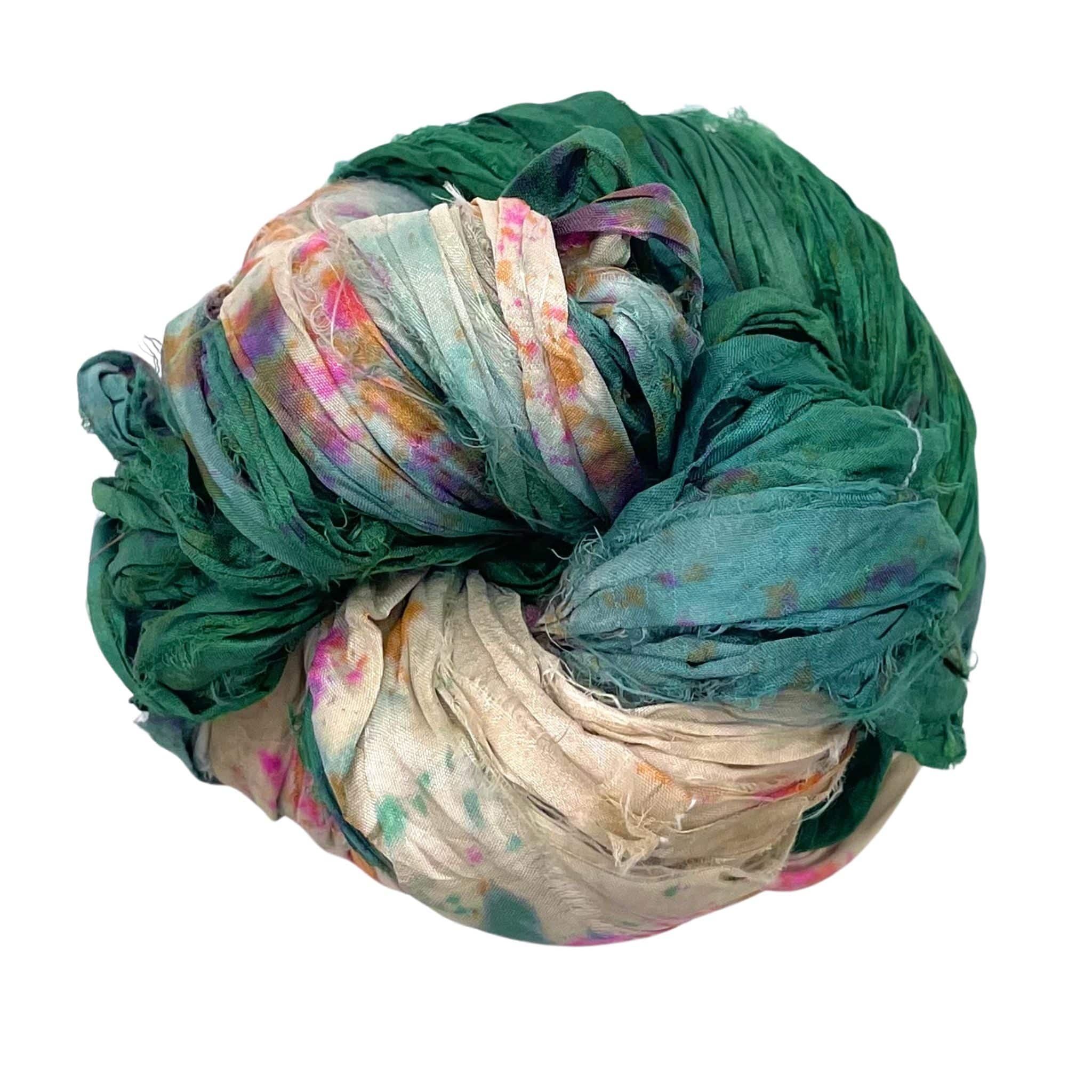 Artisan Recycled Sari Ribbon – Sari Treasures in Every Strand Darn Good Yarn
