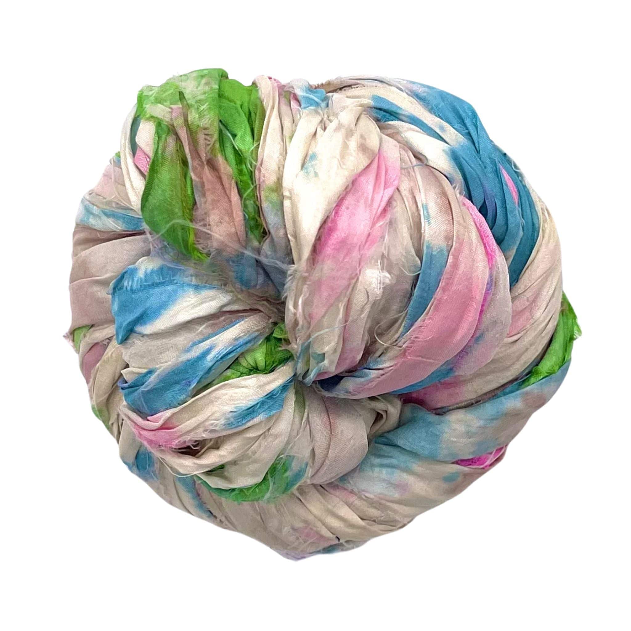 Artisan Recycled Sari Ribbon – Sari Treasures in Every Strand Darn Good Yarn