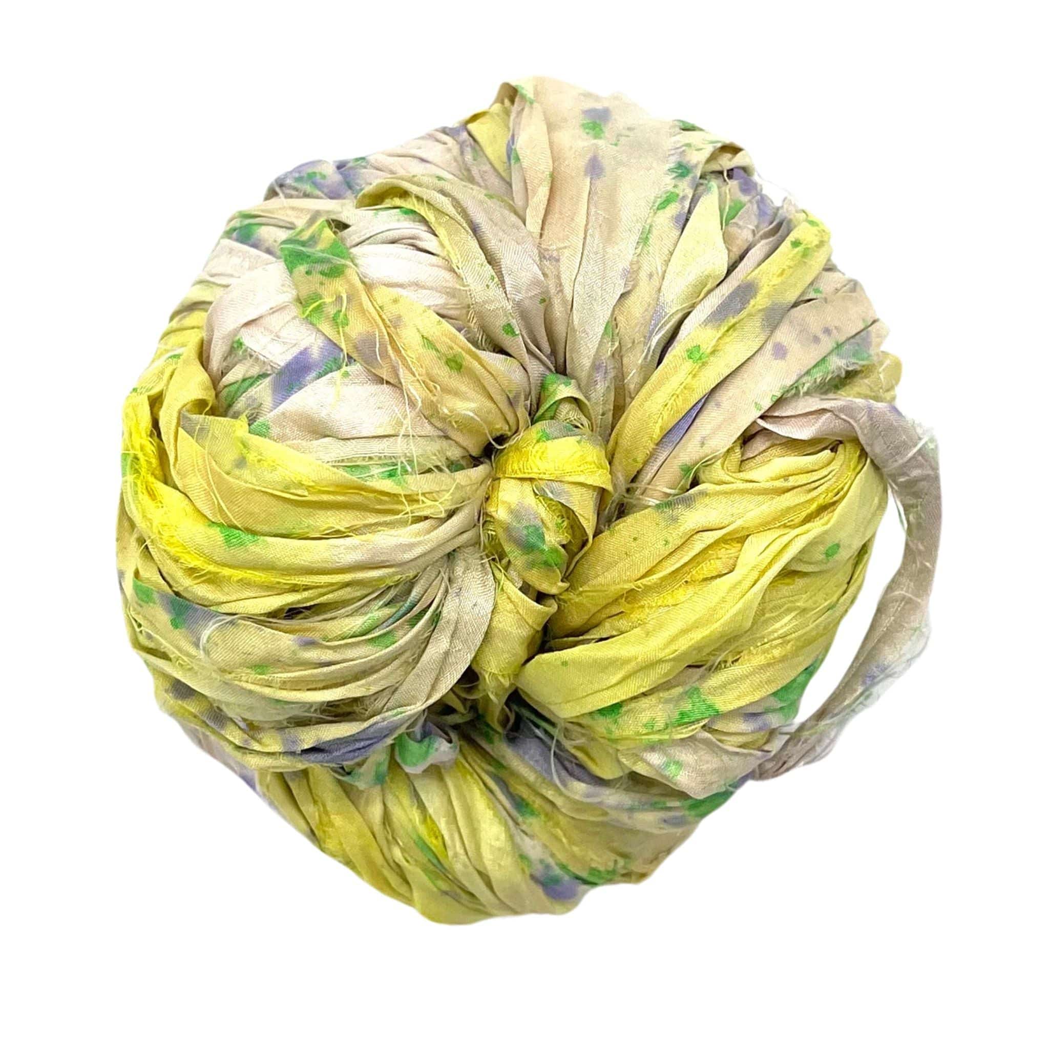Artisan Recycled Sari Ribbon – Sari Treasures in Every Strand Darn Good Yarn