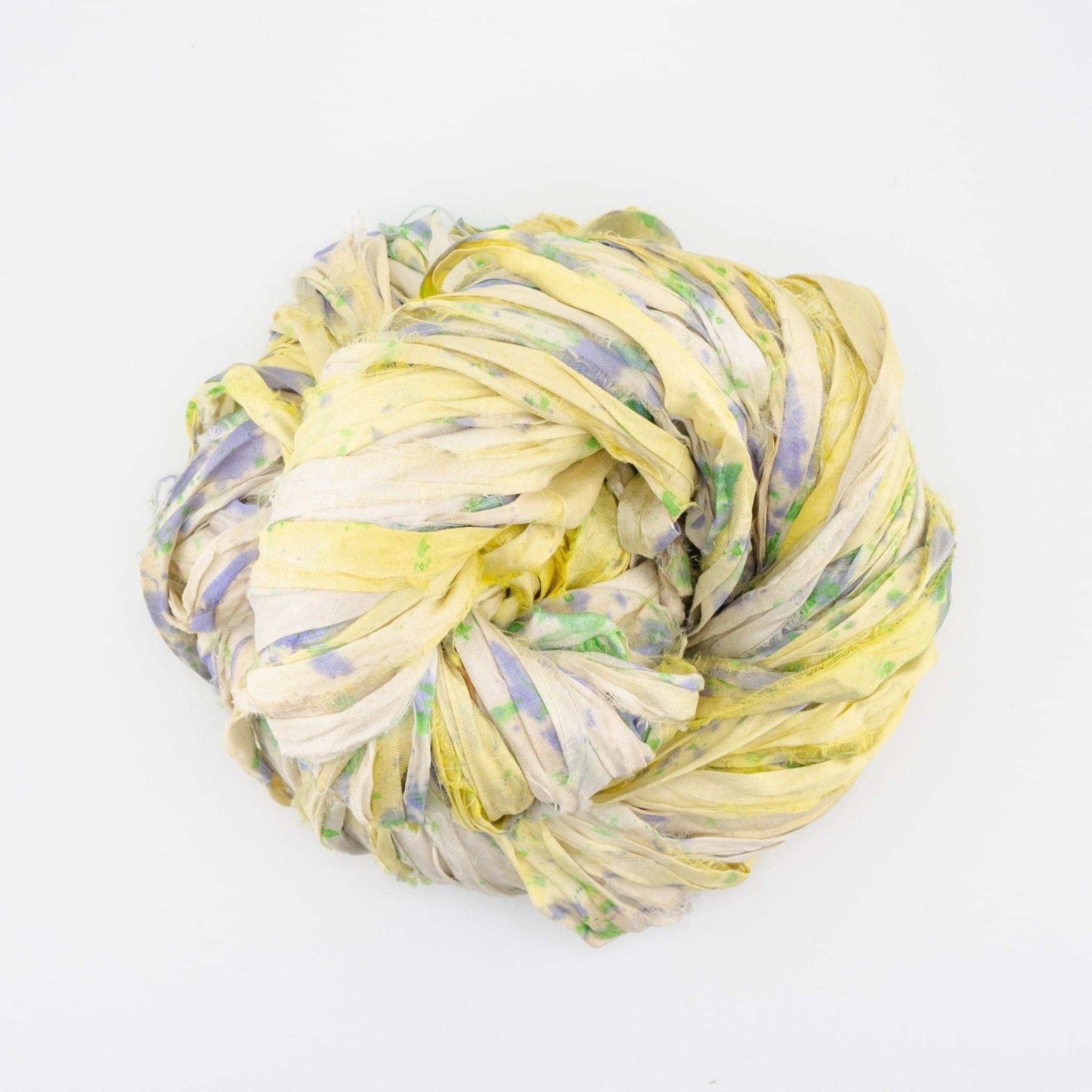 Artisan Recycled Sari Ribbon – Sari Treasures in Every Strand Darn Good Yarn