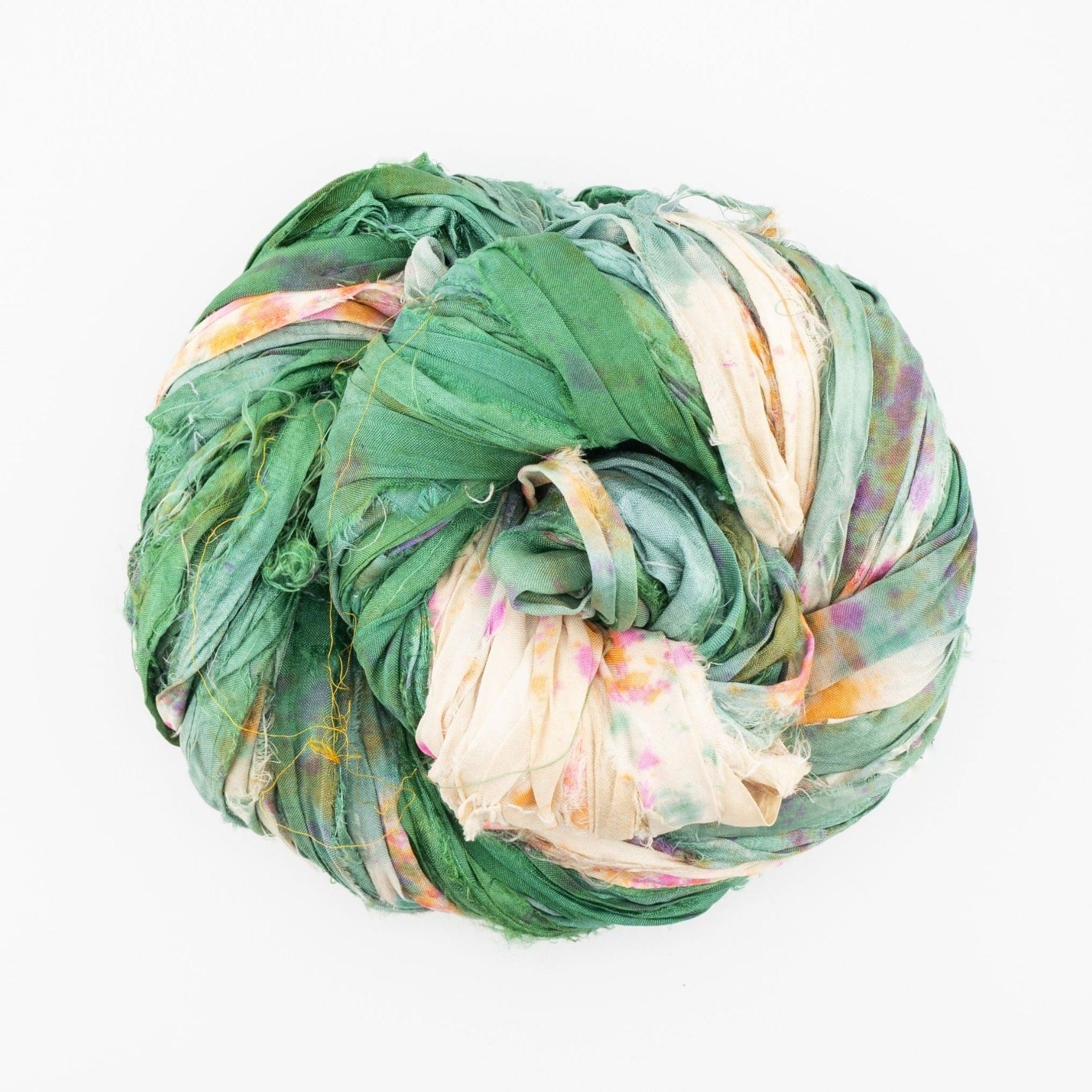 Artisan Recycled Sari Ribbon – Sari Treasures in Every Strand Darn Good Yarn