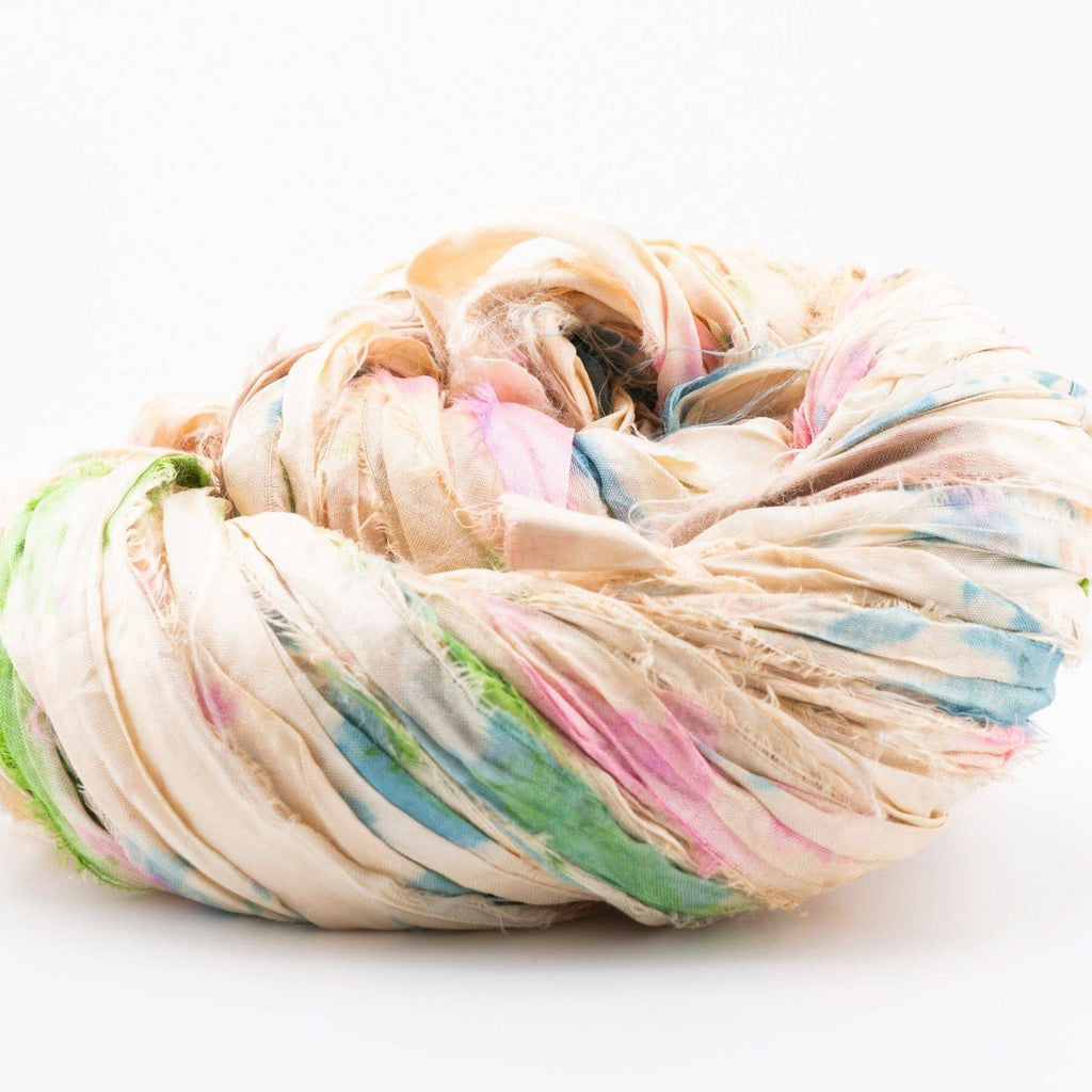 Artisan Recycled Sari Ribbon – Sari Treasures in Every Strand Darn Good Yarn