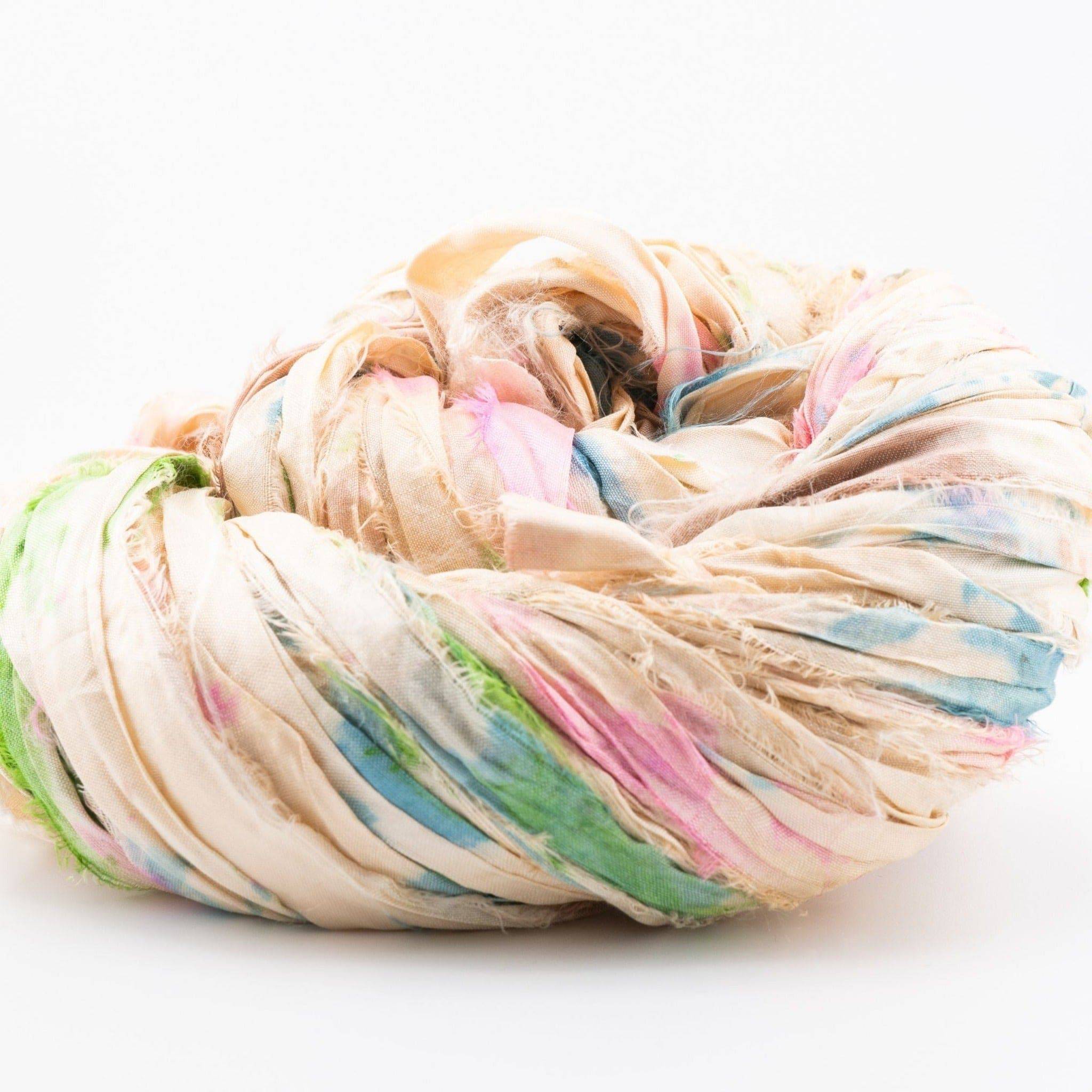 Artisan Recycled Sari Ribbon – Sari Treasures in Every Strand Darn Good Yarn