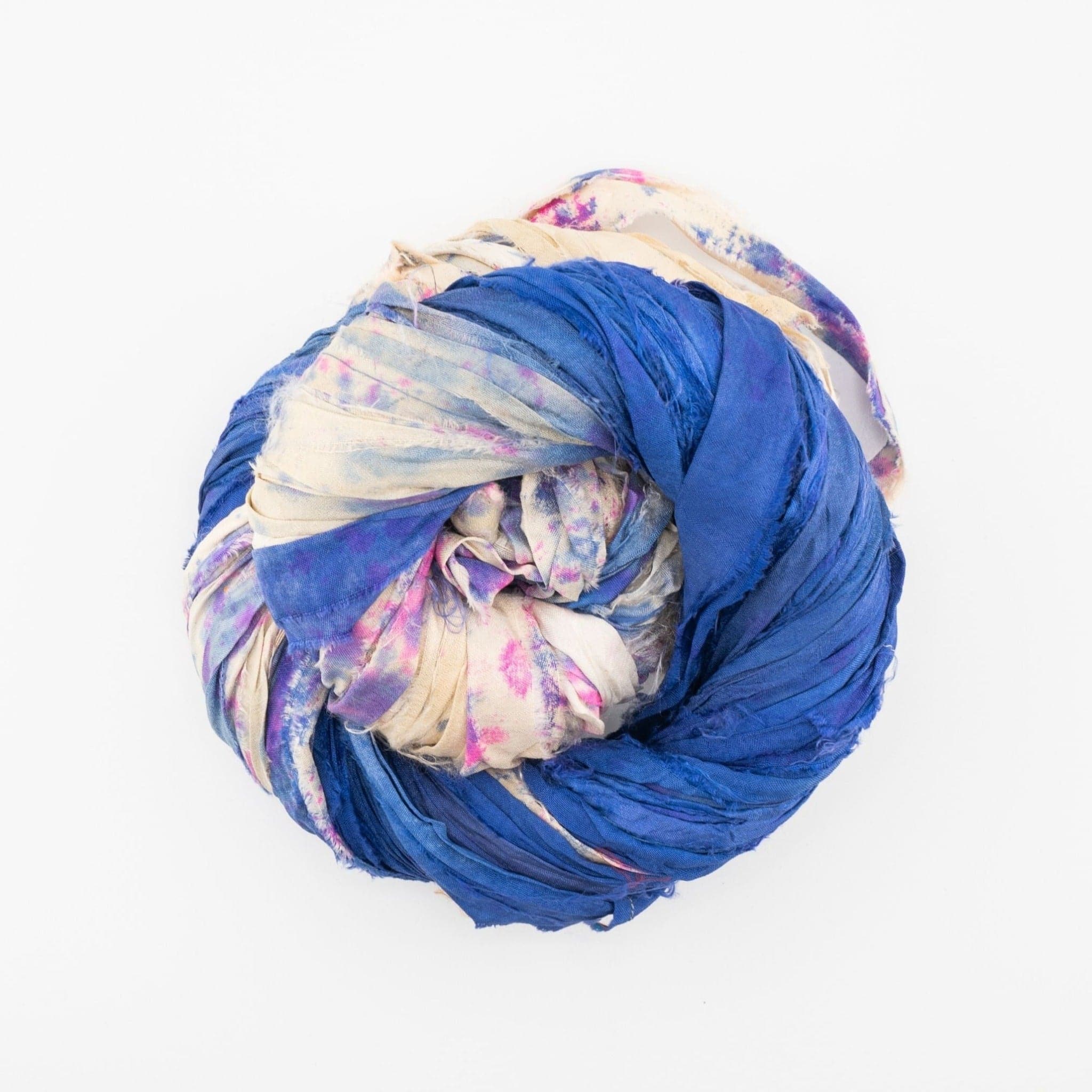 Artisan Recycled Sari Ribbon – Sari Treasures in Every Strand Darn Good Yarn